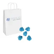 1lb Bag Turquoise Ice Rocks Table Scatter Wedding Special Event Party Vase Decor