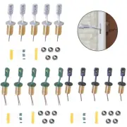 Stylish Warm White LED Wall Bracket Lights for OO/HO Scale Models 5 Pack