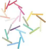 DOITOOL 48pcs Set Jumbo Washable Sidewalk Chalk Set for Bright Colored Chalk for Smooth Writing Easy Clean Drawing Experience for Classroom Activities