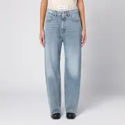 [Erika Cavallini] Leone Jeans in light washed denim 38 IT Light blue