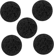 FUNOMOCYA 5pcs Lava Stone Diffuser Decorative Essential Oil Rock Ball Natural Garden Pebbles Aquarium Decor Rocks Round Stone Balls for Pond Landscaping