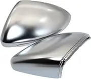 2PC Compatible For VW GOLF 7 MK7 MK7.5 GTI R GTE GTD 2013-2018 Touran 2016 2017 ABS Side Rear View Mirror Cover Replacement Caps Shell