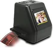 Gugxiom Movie & Slide Scanner All-in-1 Film & Slide Scanner Converts 35mm 135mm 110 126 & Super 8 Movies/Slides/Negatives into Digital JPG Photos, Built-in 128MB Memory, 2