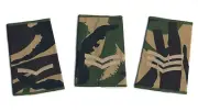 NEW BRITISH ARMY WOODLAND DPM RANK SLIDE IN LANCE CORPORAL,CORPORAL & SERGEANT