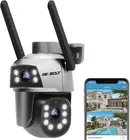 Wifi Security Camera Outdoor with Poe, Dual Lens Home Surveillance IP Camera CCT