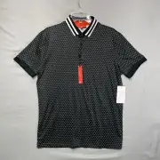 Redvanly Performance Golf Polo Shirt Carver Tuxedo Black NEW Mens M Medium R2309