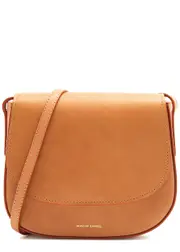 Mansur Gavriel Classic Mini Leather Saddle bag - Camel ONE SIZE