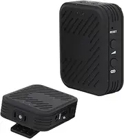 Denash Microphone, Automatic Pairing, Lavalier Microphone with Strong for Interviews, Video Recording, Live Streaming, Microfilm Recording