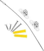 Vaguelly 2 Sets Anti-Fall Device Hardware Bag Proofing Kit No Drilling Boys and Girls Furniture Safety Anchors