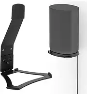 for Move Speaker Wall Mount Bracket, for Move 2 Wall Mount Bracket, Aluminum Alloy Weather Resistant Anti Vibration Wall Mount Bracket Shelf, Black