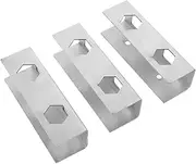 KICHOUSE 3pcs Under Desk Laptop Mounts Metal Laptop Shelf Holder Bracket for Secure Storage Lightweight Design Sturdy Construction for Home Office Use