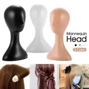 Plastic Female Mannequin Wig Hair Hat Scarf Manikin Head Model Display Stand AU