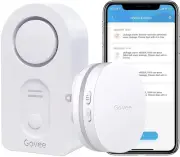 Govee WiFi Water Sensor, 100dB Adjustable Audio Alarm and Smart App Alerts