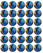 FIND NEMO DORY Cupcake Toppers Edible Wafer Paper Cake Decorations 30
