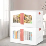 Traderight Plastic Storage Containers Stackable Large Clothes Organiser Foldable Toy Boxes