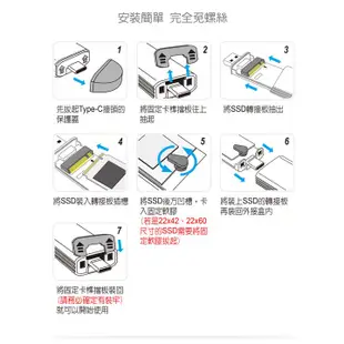 Digifusion 伽利略 MNV2ACD M.2 PCI-E to USB3.1 Gen2 TypeA+C 雙接頭