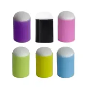 10Pcs Finger Sponge Daubers Finger Painting Round Sponge Brushes for Painting