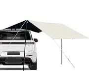 Car Tailgate Shade Awning Tent - Auto Tailgate Sun Shelter Tent Shade - Lightweight and Portable Car Canopy Tent for Camping, Weekend Picnics, Family Gatherings, Carting Activities
