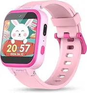 Kids Smart Watch for Girls, Kids Fitness Activity Tracker Watch 1.54'' Screen with Pedometer Flashlight Camera Calculator Alarm Clock 16 Learning Games Music Kids Watch Birthday Gift
