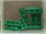 LEGO Parts - Green Plate 1 x 3 - No 3623 - QTY 10