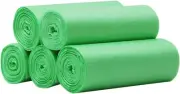 Compostable Bin Liners，Bioegradable Garbage Bags Compatible 4-8L Kitchen Cupboar