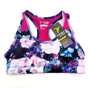 Old Navy Active Kids Size M 8 Purple And Pink Go Dry Active Sports Bra