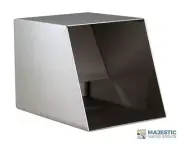 Cecetto 6" Square Water Scupper for Pool/Spa or Water Fountain in Stainless