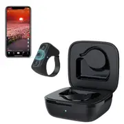 Bluetooth Remote Control Scrolling Ring TikTok Kindle Page Turner-Black