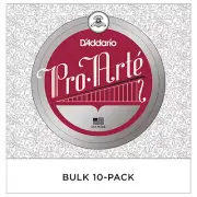 D'Addario Pro-Arte Violin Single D String, 1/4 Scale, Medium , Bulk 10-Pack