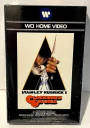CLOCKWORK ORANGE BETAMAX WCI HOME VIDEO BLACK BOX