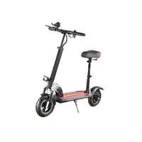 在飛比找松果購物優惠-【現貨】代步車 滑步車 10寸電動滑板車+坐墊M5 電動滑板