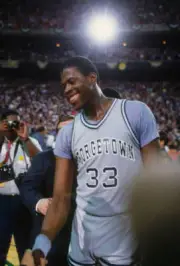 Georgetown Universitys Patrick Ewing 1980 Basketball Photo