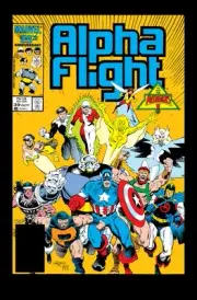 Alpha Flight By Mantlo & Lee Omnibus Mike Mignola Cover [DM Only] 7/15 PRESALE