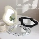 Wall-mounted Makeup Mirror Cloud Shaped Dressing Mirror Standing Mirror Desk