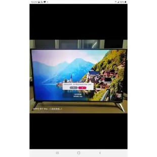 二手中古樂金LG 49吋 4k 電視，可聯網，型號49UJ656T，保固3個月，請詢問大戶藥師