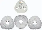 Compatible for Narwal，J4 / Freo X Ultra / J4 Lite / J5 / Freo Z Ultra / J3 Robot Vacuum Mop Tray Mopping Holder Mount Mop Cloth(4pcs)
