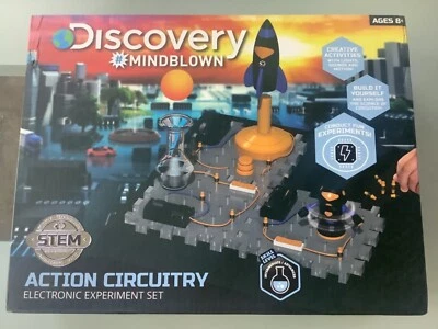 Discovery Mindblown Action Circuitry Electronic Experiment Set STEM, NEW