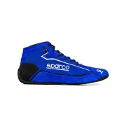 SPARCO RACING SHOES SLALOM+ SUEDE BLUE (FIA APPROVED) - EUR 42
