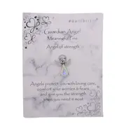Gibson Gifts Equilibrium Angel Keepsake Brooch Pin Button Strength Jewelry