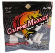Leland Crappie Magnet Fishing Lure White/Blue/Silver Flake 15/Pack 87256
