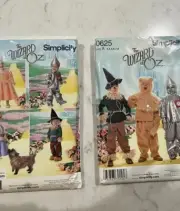 Sewing Patterns Costume Wizard of Oz Simplicity Costume Patterns # 0628 & 0625