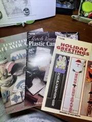 3 Plastic Canvas Books by Leisure Arts