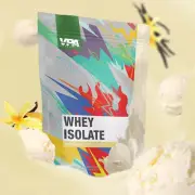 VPA® Australia Premium Whey Protein Isolate 100% WPI Vanilla, 1Kg