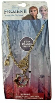 Disney Frozen II Lenticular Necklace Elsa & Anna TWO IMAGES 3+ Ships Free!!