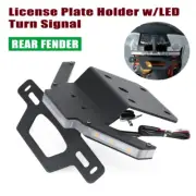 For RC 125 200 250 Rear Fender Eliminator License Plate Holder w/LED Turn Signal