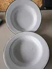 Treasure Gurus Small Rustic White Enamel
