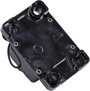 FELTECHELECTR 250A High Amp Manual Reset Dual Circuit Breaker Waterproof Black Circuit Breaker for Automotive Reliable Circuit Protection