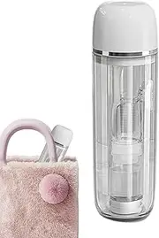 Portable Toothbrush | Portable Toothbrush Holder - Dustproof Toothpaste Storage and Foldable Tooth Brushes for Backpacking Hotel Bathroom Kids Adults