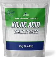 Myoc Kojic Acid | Cosmetic Grade | Ideal for DIY Skincare Formulations – 2 Kg / 70.55 Oz