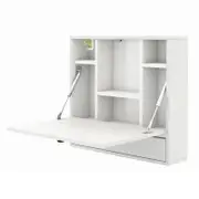 Costway Wall Mounted Computer Desk Drop-Leaf Cabinet Table Home Office